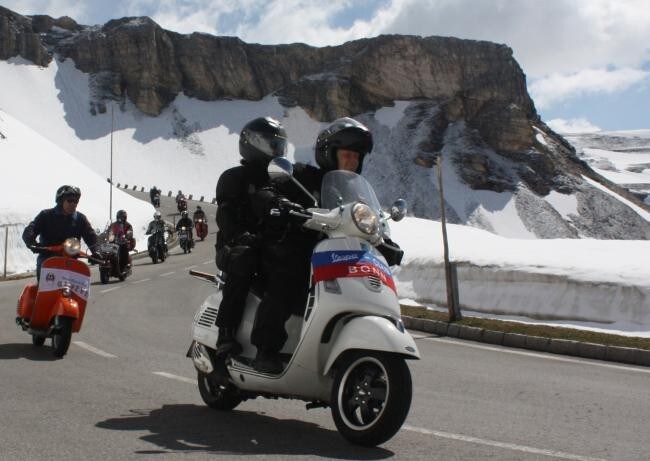 Con la Vespa a Fatima