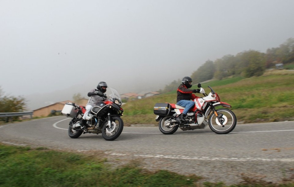 BMW R1200GS Adventure vs R100 Parigi Dakar