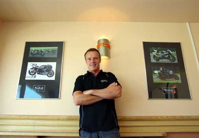 Stuart Garner: la Norton corre