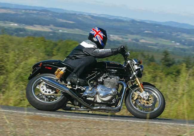 Stuart Garner: la Norton corre