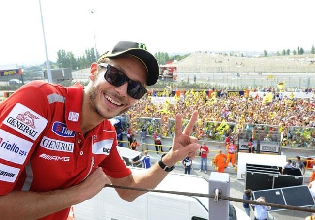 Valentino Rossi live su dainese.com