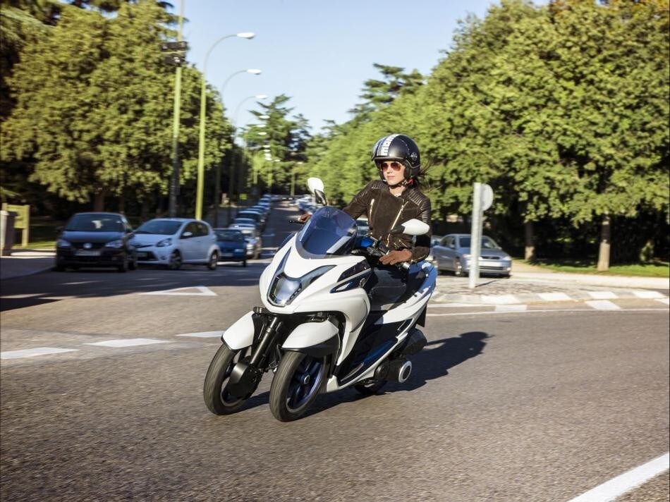 Yamaha Tricity, eccolo in città!