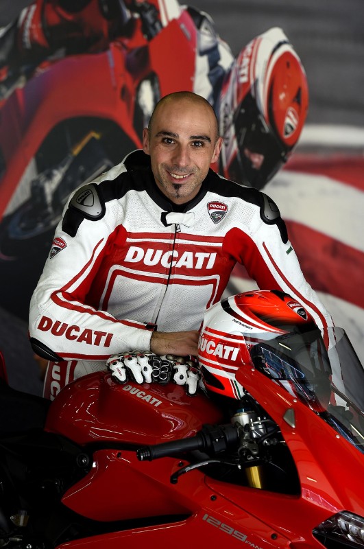 Alessandro Valia, professione tester Ducati