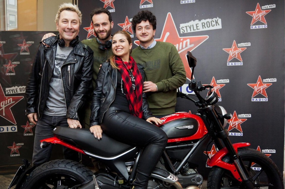 "Vinci uno Scrambler Ducati con Virgin Radio", la vincitrice