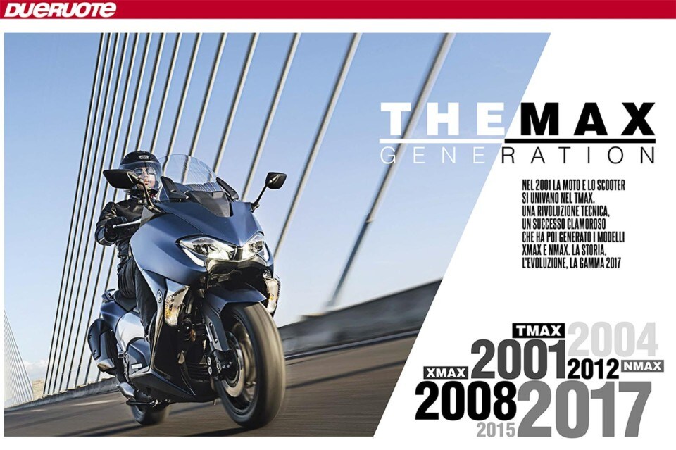 Su Dueruote di Dicembre: Yamaha TMAX, la storia e l'evoluzione