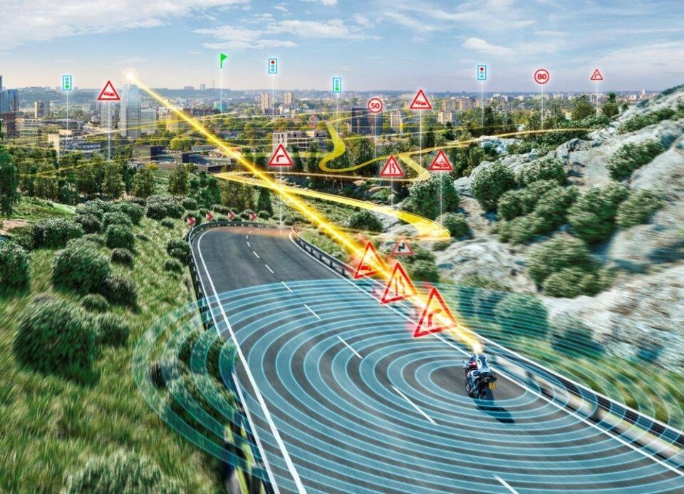 Continental eHorizon: e la moto entra nello... sciame