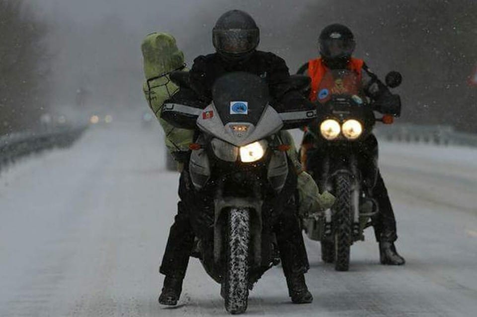 E finalmente la Motobefana è arrivata ad Amatrice!