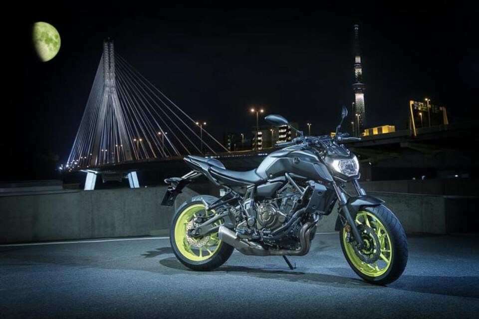 Yamaha MT-07, il PREZZO del modello 2018