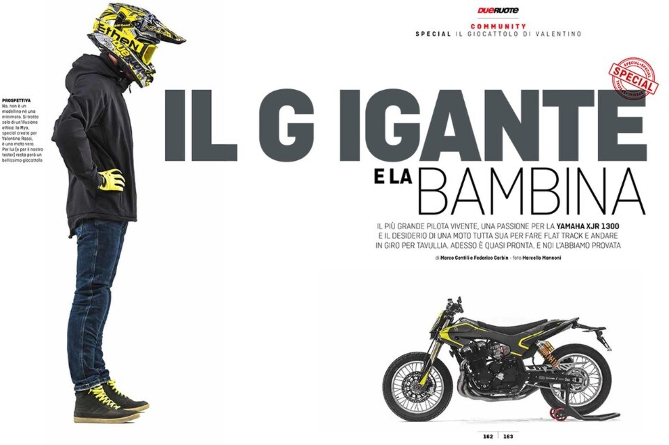 La special di Valentino Rossi è su Dueruote di Maggio