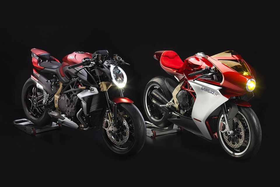 Mv Agusta: Brutale 1000 Serie Oro e Superveloce 800 Serie Oro