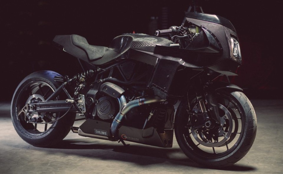 Radical Indian FTR Black Swan by Workhorse Speed Shop