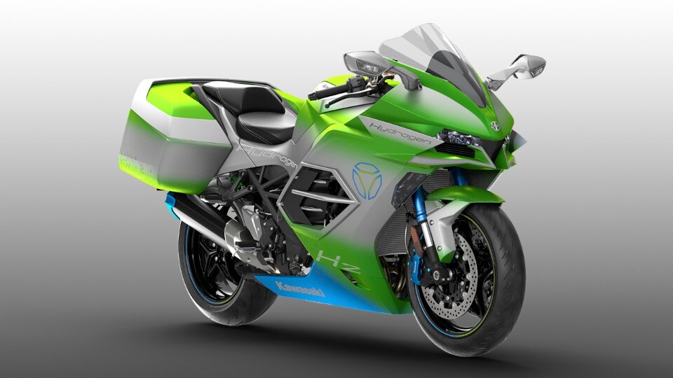 Kawasaki guarda al futuro con elettrico, ibrido e idrogeno