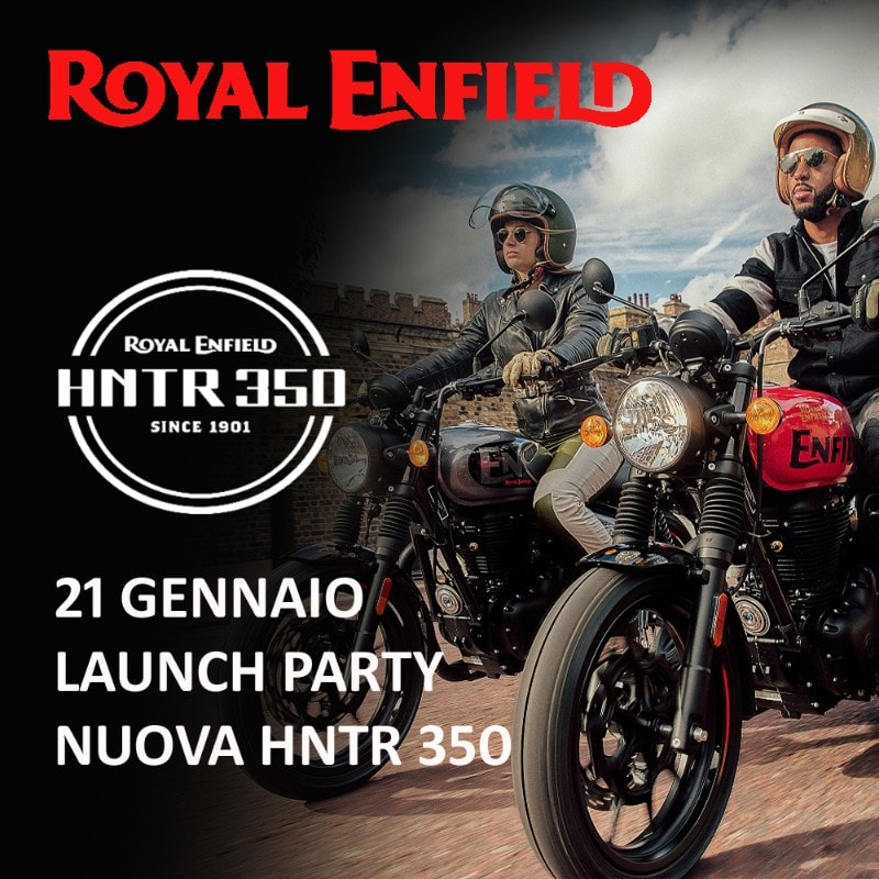 Royal Enfield: sabato 21 il lancio nelle concessionarie della HNTR 350