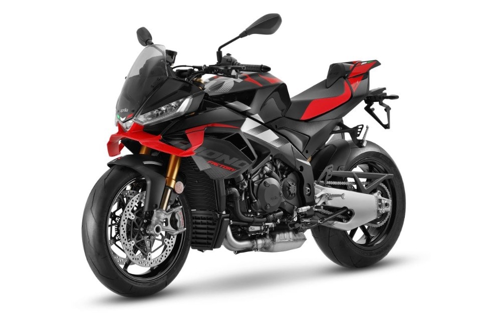 Le Aprilia Tuono V4 e Tuono V4 Factory model year 2025