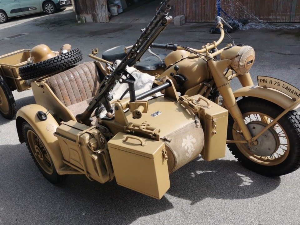 Vuoi comprare un sidecar BMW della Seconda guerra mondiale? E' in vendita su Dueruote Annunci 