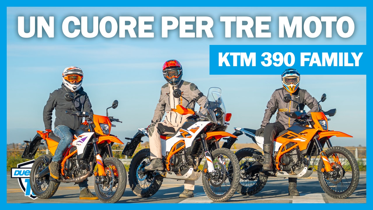 KTM 390 Family: la adventure, la motard, la enduro per tutti: DueruoteTG #259