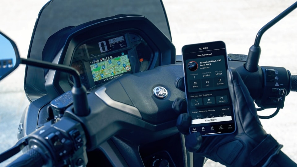 Yamaha NMAX 155 Tech Max: più prestazioni con la trasmissione elettronica