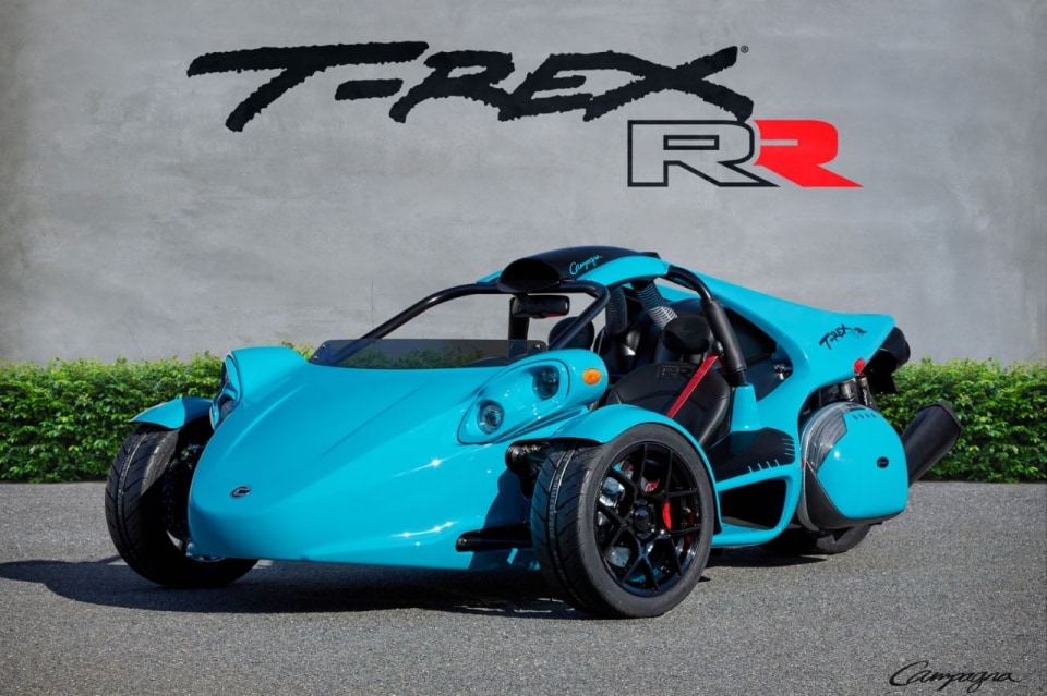 Moto o auto? Ecco il folle Campagna T-Rex, motore Kawasaki e 208 CV