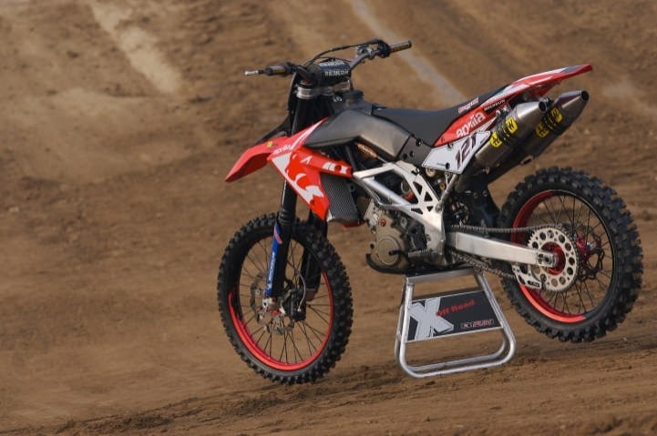 Aprilia MXV 4.5: relazione complicata