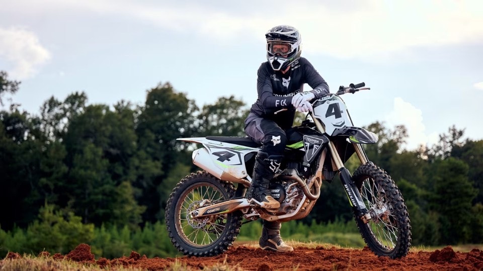 Triumph presenta la TF 450-RC Edition, sviluppata da Ricky Carmichael