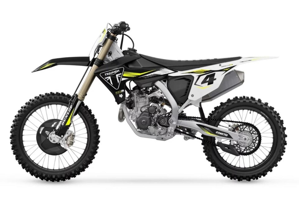Triumph presenta la TF 450-RC Edition, sviluppata da Ricky Carmichael