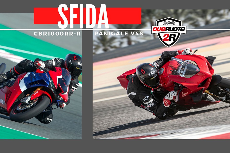 Ducati Panigale V4S VS Honda CBR1000RR-R: la sfida