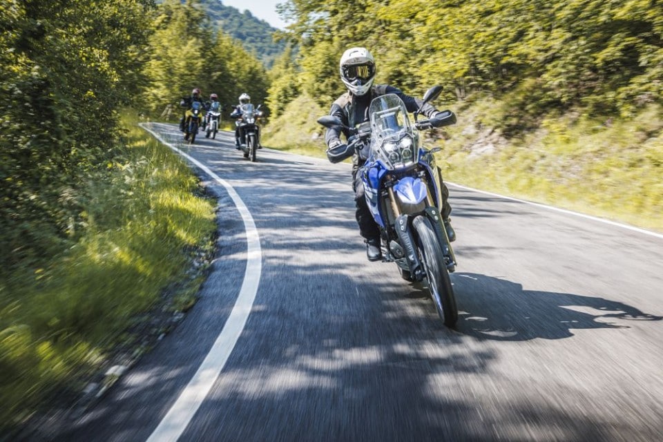 Prova Honda Transalp 750, Suzuki V-Strom 800, Yamaha Ténéré 700, Aprilia Tuareg  660 [VIDEO]