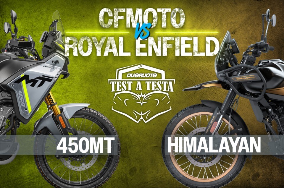 Test a testa #3 - CFMoto 450MT vs Royal Enfield Himalayan 450 +VIDEO+