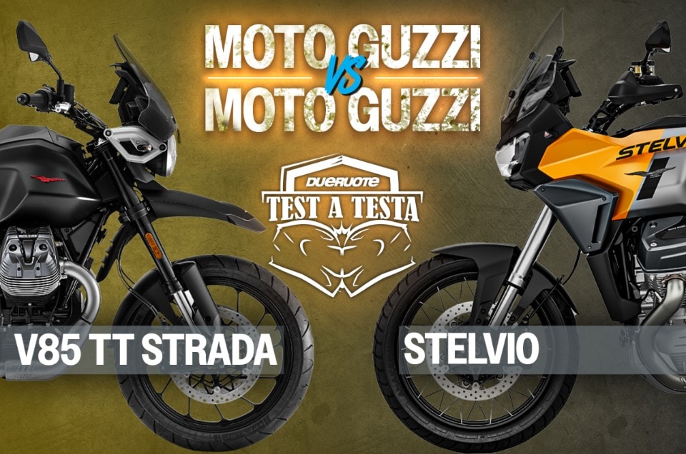 Test a Testa #9 - Moto Guzzi Stelvio vs Moto Guzzi V85 Strada: sfida in famiglia!