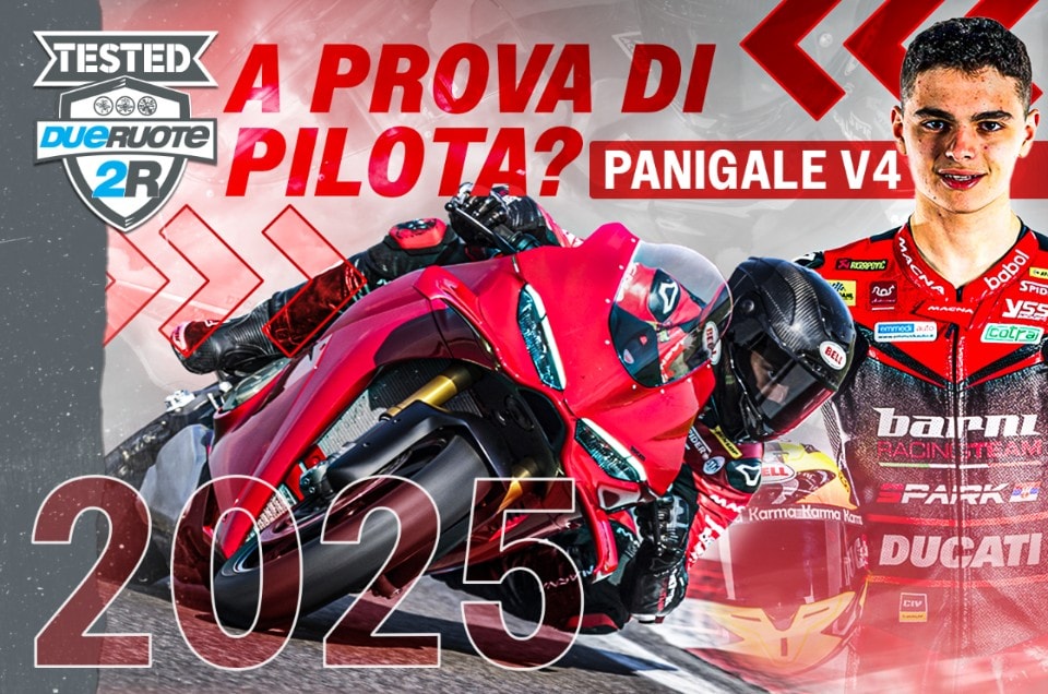 Panigale V4 S MY25: a prova di pilota!