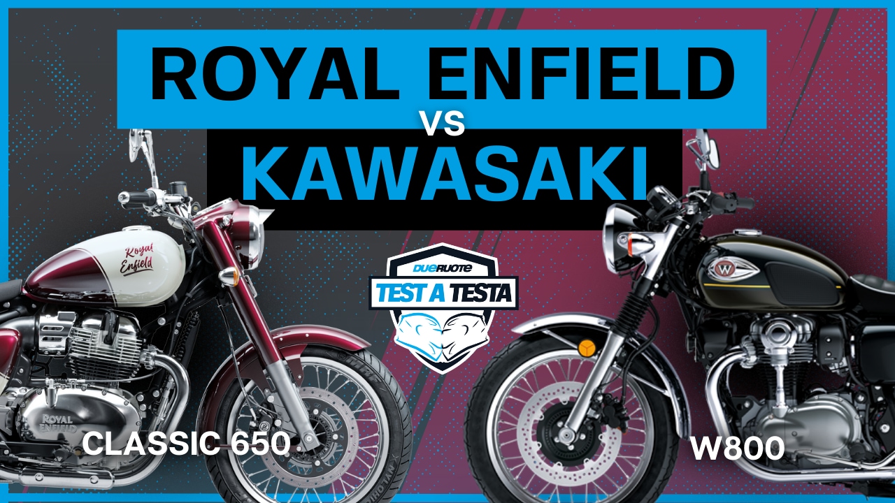 Test a testa #23 - Kawasaki W 800 vs Royal Enfield Classic 650: quale è la migliore?