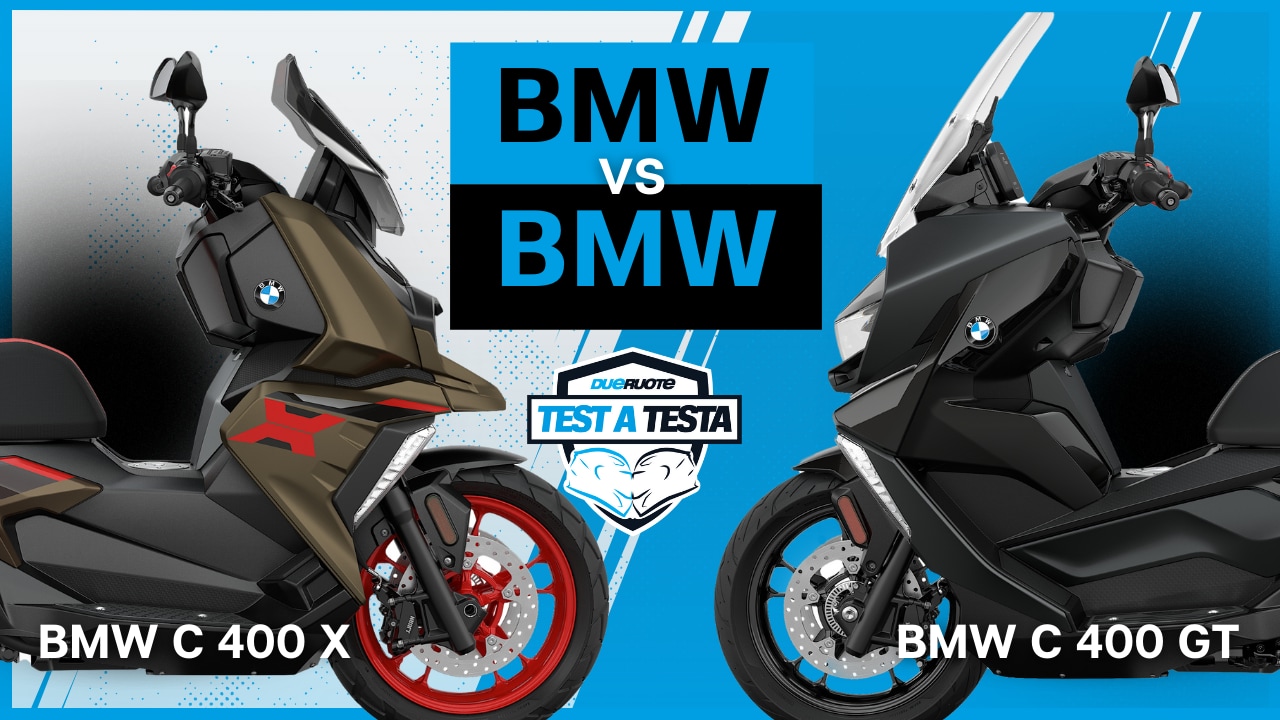 Test a Testa #24 - BMW C 400 X vs BMW C 400 GT: chi vince? +VIDEO+