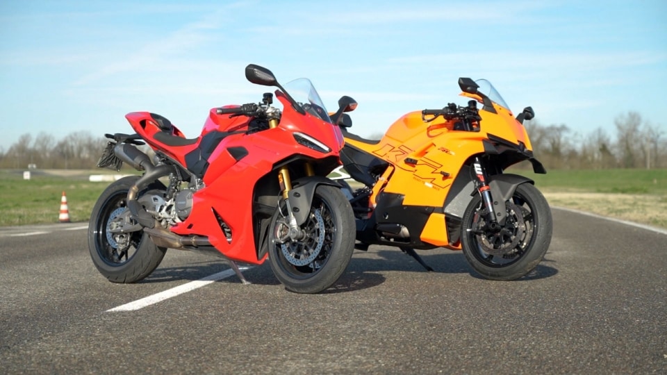 Panigale V2 S o KTM 990 RC R? Il Test a Testa