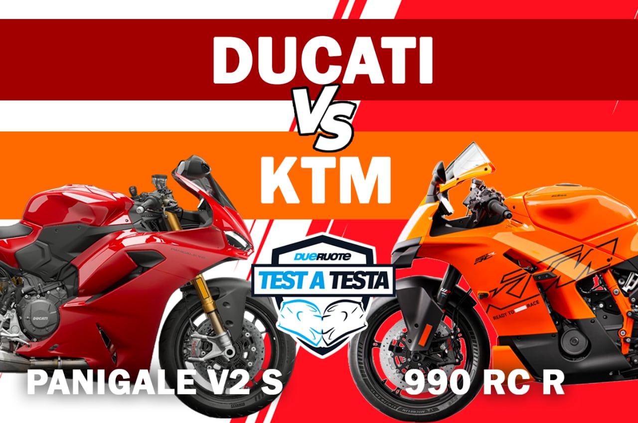 Panigale V2 S o KTM 990 RC R? Il Test a Testa