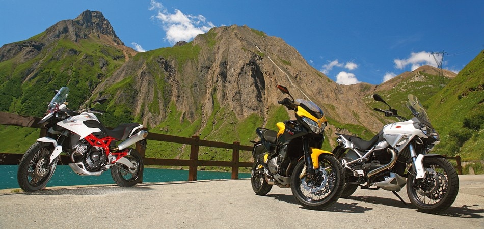 Benelli TRE 1130 K Amazonas, Moto Guzzi Stelvio 1200 4V, Moto Morini Granpasso 