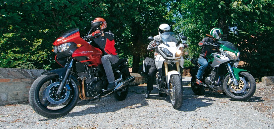 Benelli TRE 1130 K , Triumph Tiger , Yamaha TDM 900 