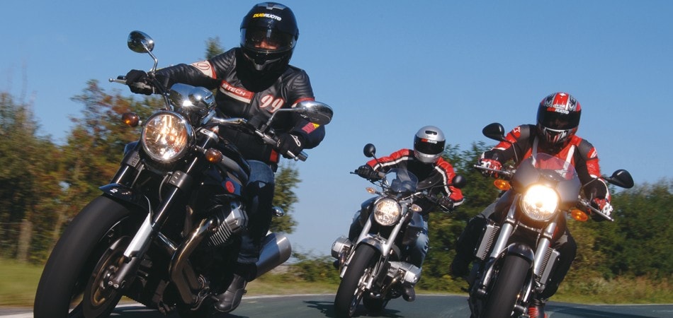 BMW R 1200 R , Ducati Monster S4R , Moto Guzzi Griso 1100 