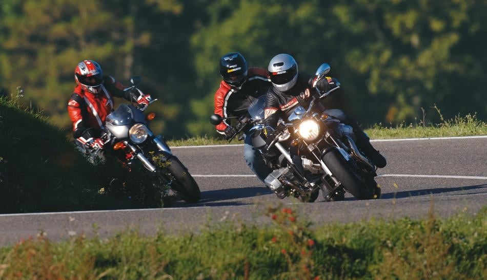 BMW R 1200 R , Ducati Monster S4R , Moto Guzzi Griso 1100 