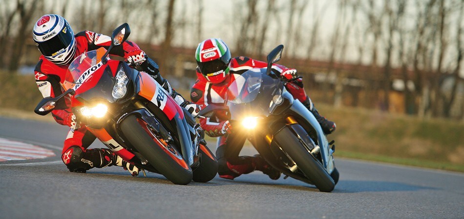 Ducati 1198 S, Honda CBR 1000 RR FireBlade ABS