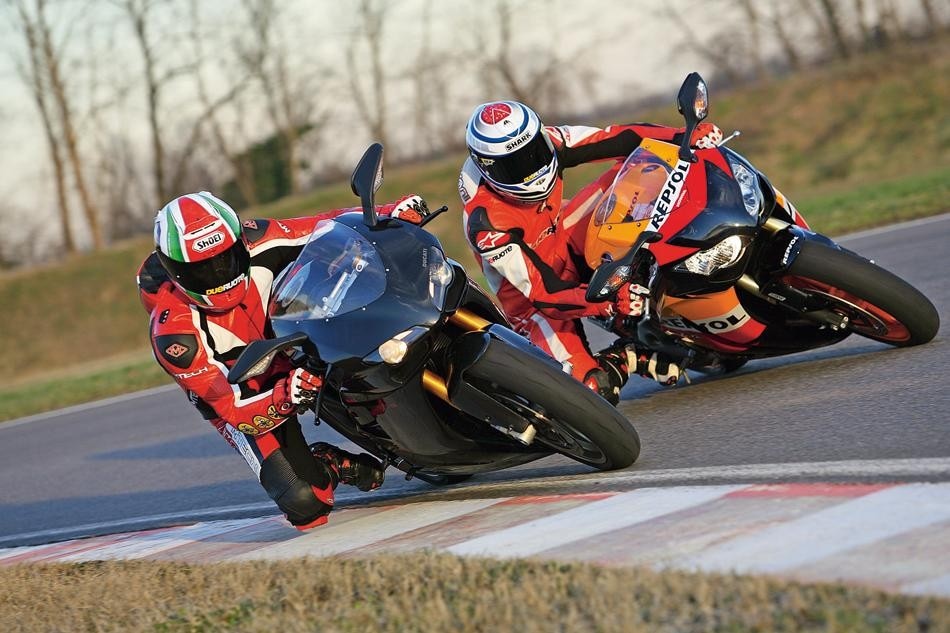 Ducati 1198 S, Honda CBR 1000 RR FireBlade ABS