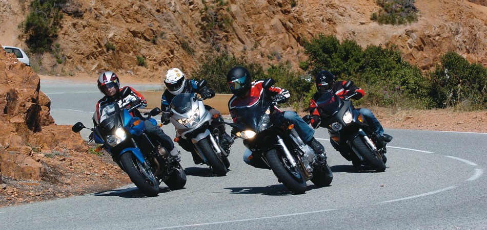 Kawasaki Z 750 S , Suzuki GSF 650 Bandit S, Honda CBF 600 , Yamaha FZ6 Fazer 