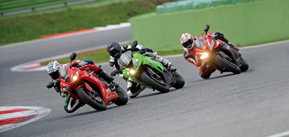 Honda CBR 600 RR ABS, Kawasaki Ninja ZX-6 R, Triumph Daytona 675 