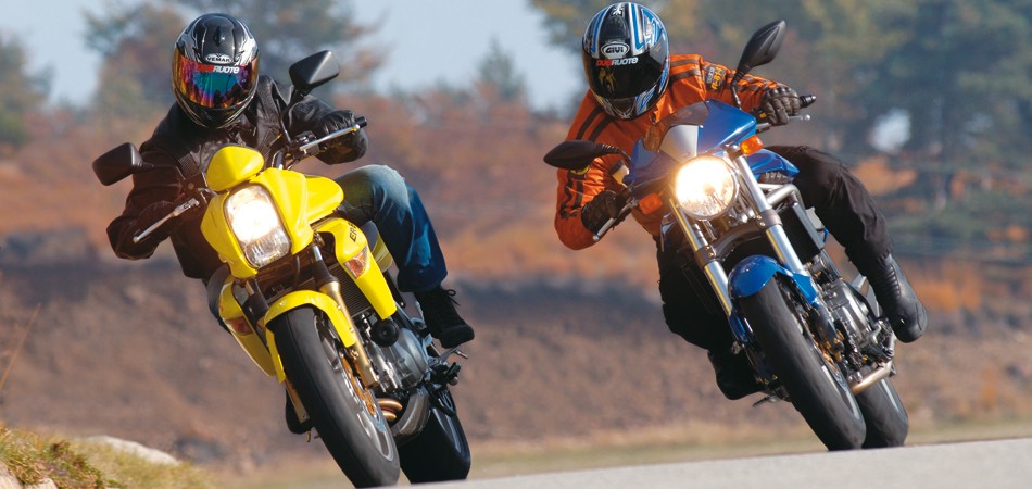 Kawasaki ER 6N , Cagiva Raptor 650 IE