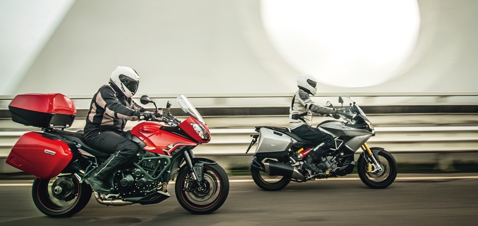 Aprilia Caponord 1200 Travel Pack, Triumph Tiger Sport