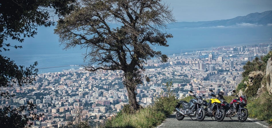 Honda NC 750 X ABS DCT, Kawasaki Versys ABS, Suzuki V Strom DL 650 ABS