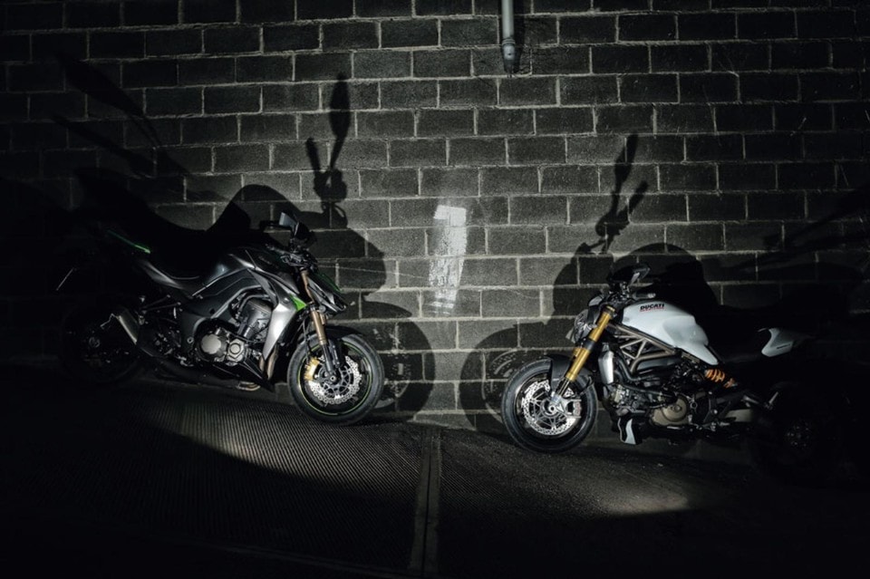 Kawasaki Z 1000 , Ducati Monster 1200 S