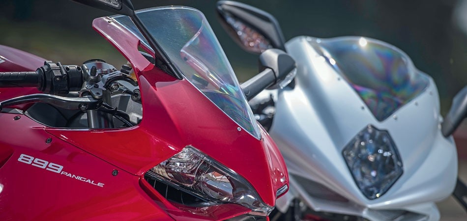 Ducati 899 Panigale ABS, MV Agusta F3 800 EAS