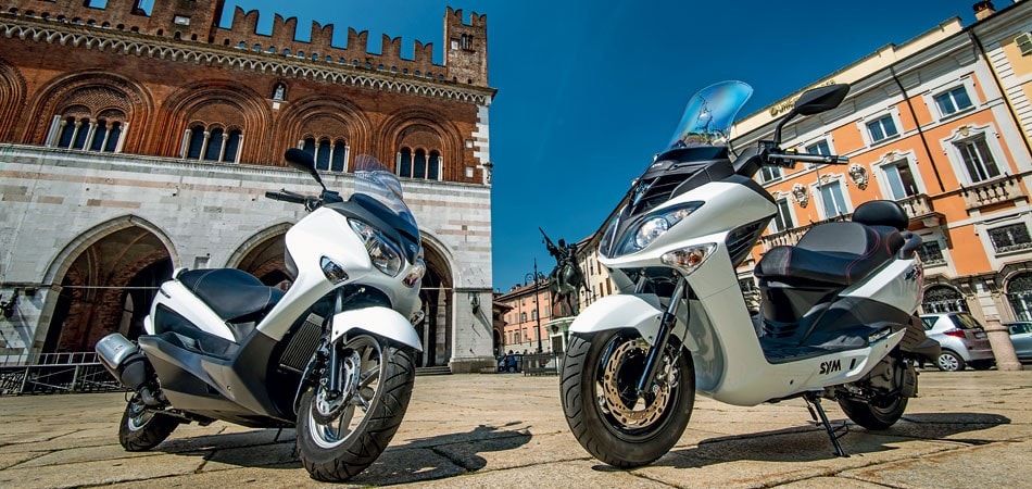 Suzuki Burgman 200 ABS, Sym Joyride 200 Evo f.i.