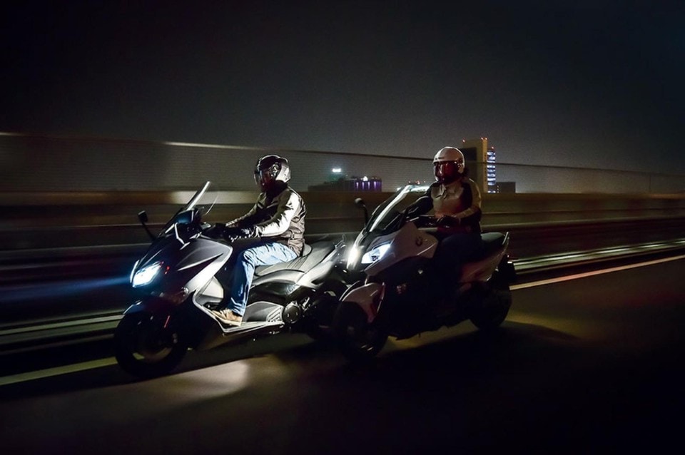 Yamaha T Max ABS, BMW C 650 Sport