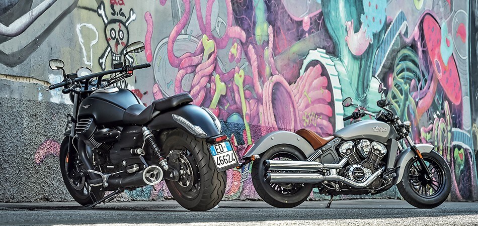 Moto Guzzi Audace 1400 , Indian Scout 